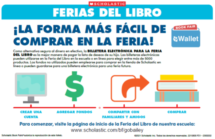 Scholastic Book Fair- EWallet Instructions Española | G.O. Bailey ...