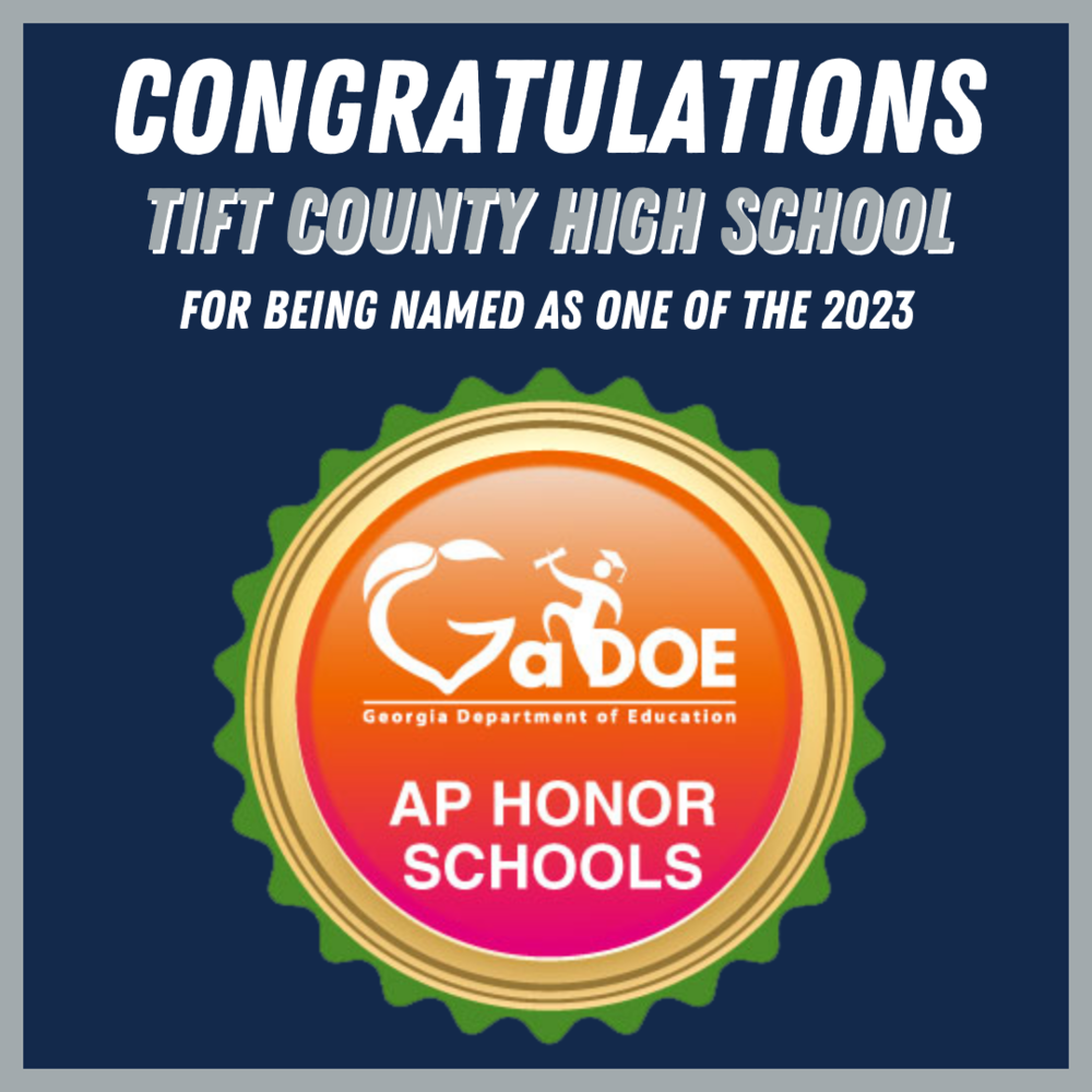TCHS Named 2023 GADOE Advanced Placement Honor School