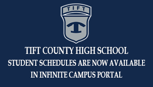 Tift County High School student schedules are now available in the Infinite Campus Portal