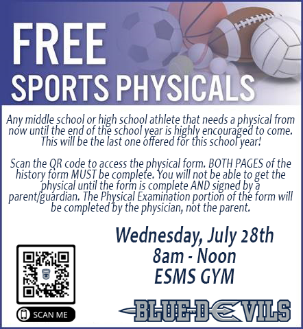 Free Sports Physicals
