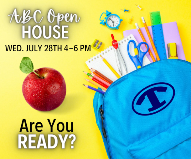 ABC Open House Wed. July 28th 4 to 6 PM