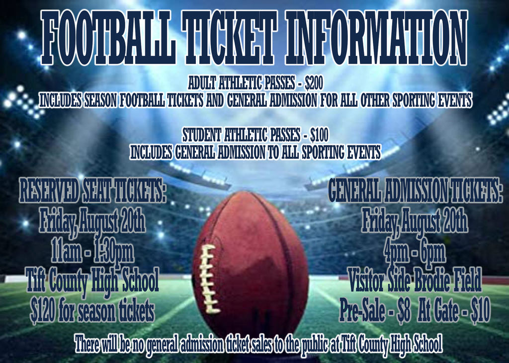 Football Ticket Information