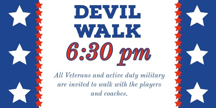 Devil Walk 6:30 pm