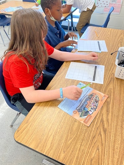 students working