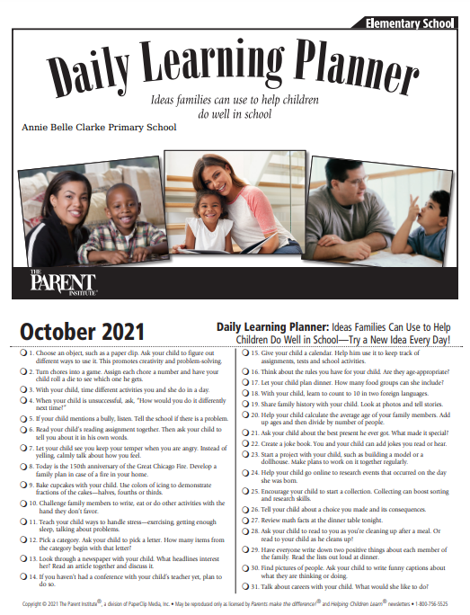 Daily Learning Planner