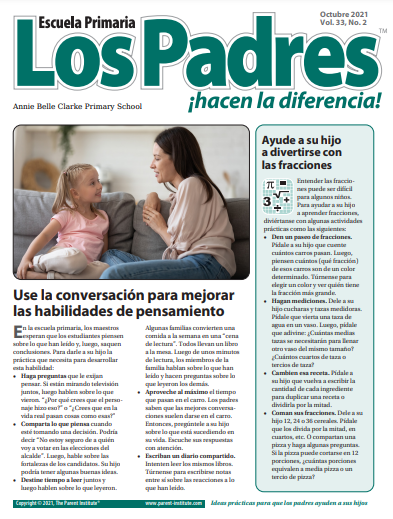 Parent Newsletter in Spanish
