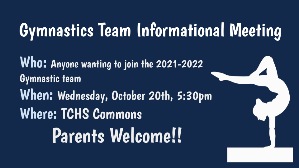 Gymnastics Team Informational Meeting