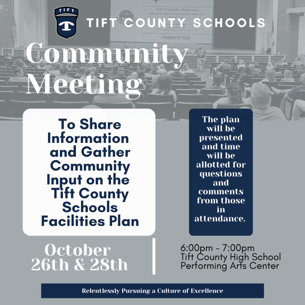 Community Meeting October 26th & 28th