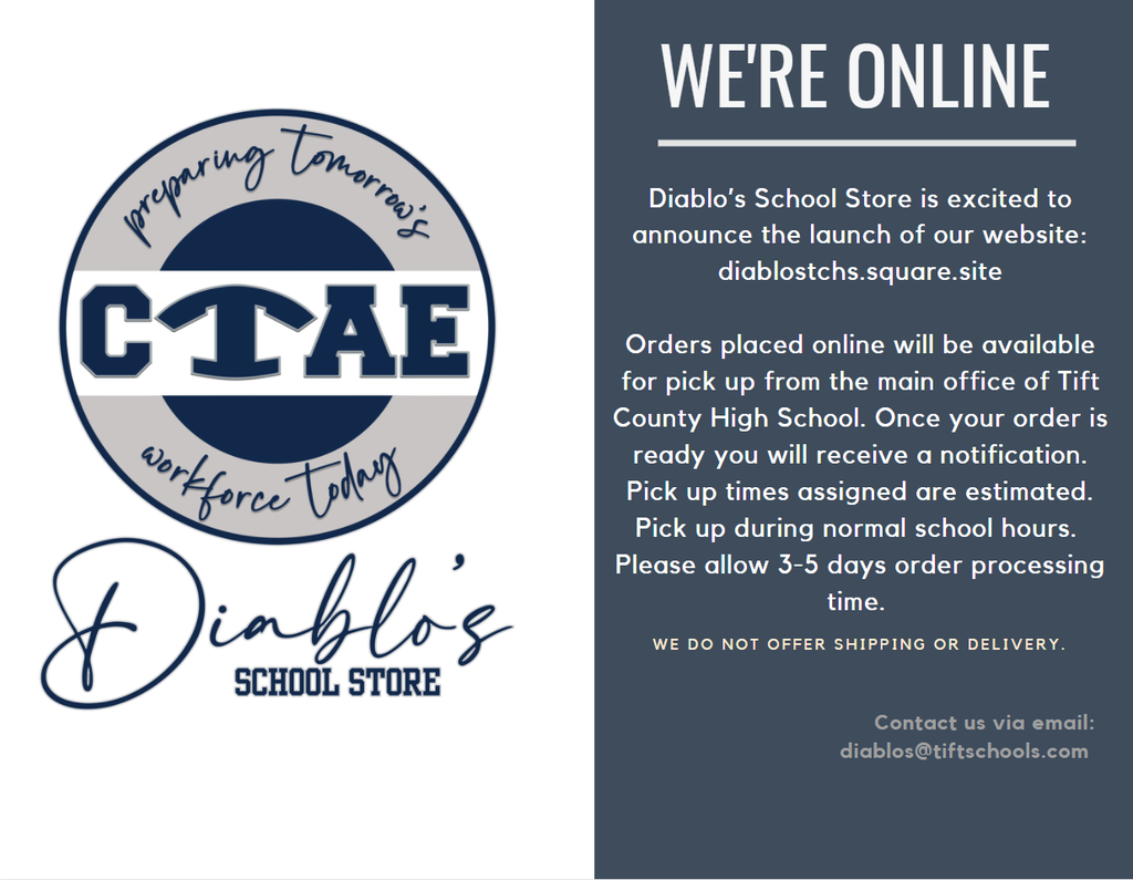 Diablo's School store is now online