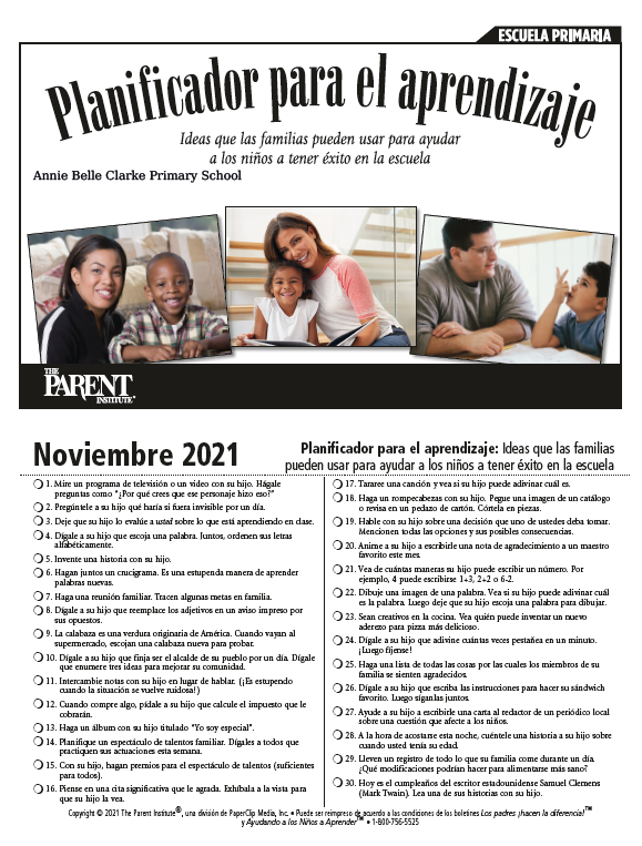 November Daily Planner