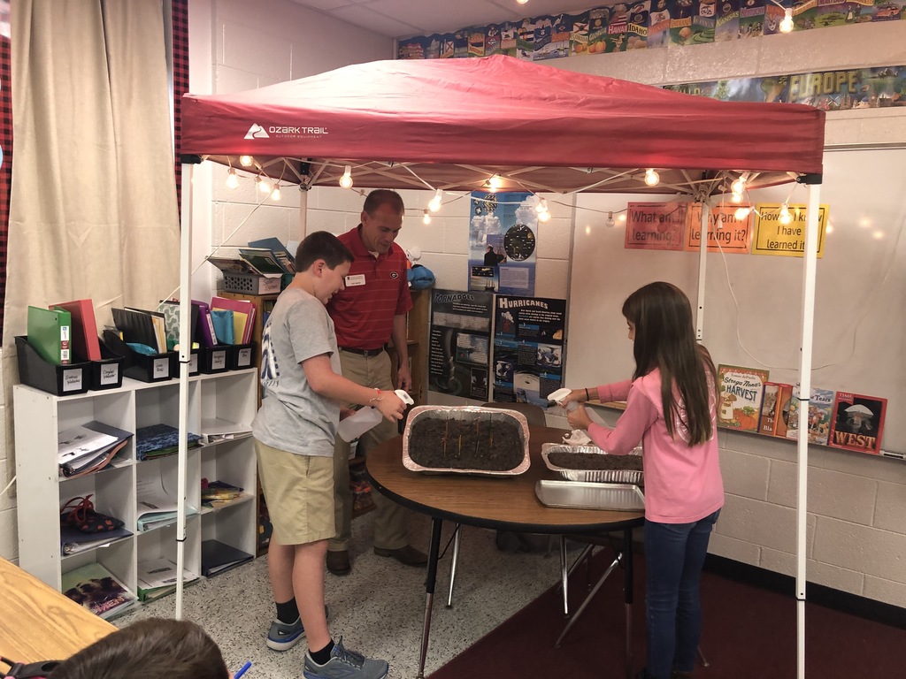 Scott Carlson  worked with Mrs. Hobbs' fifth grade group 