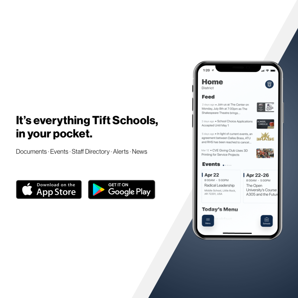 Tift Schools App It's Everything Tift Schools, in your pocket. 