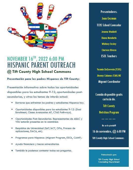 Hispanic Outreach Flyer