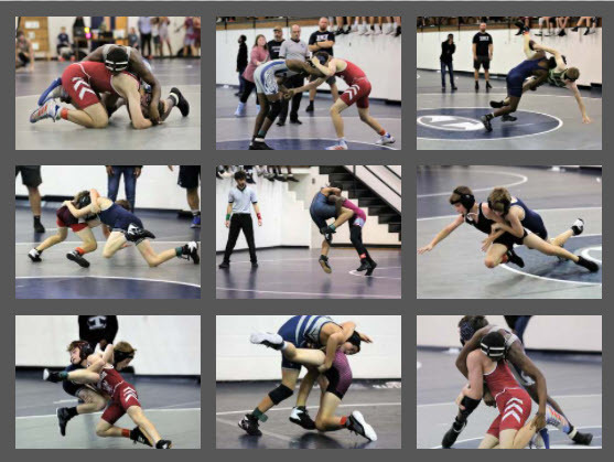Wrestling Picture Collage