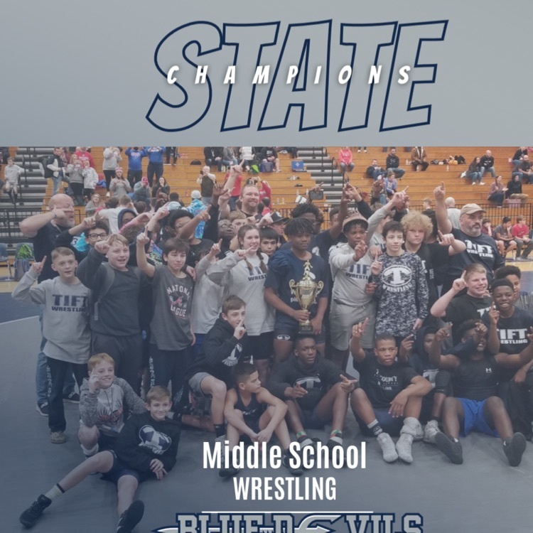 Middle School Wrestling State Champions