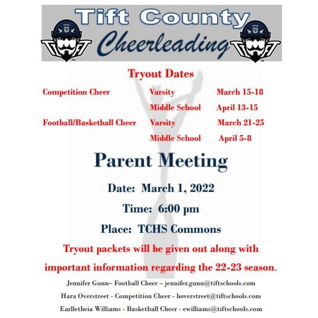 Cheer Tryout Flyer