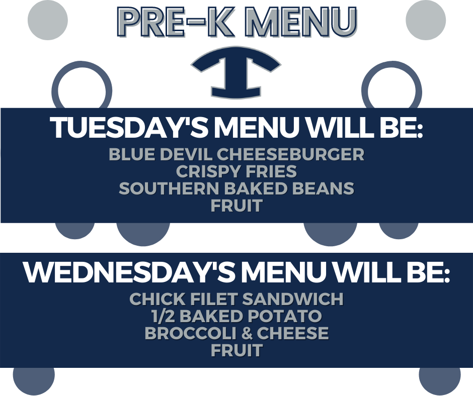 Menu Changes for the Week of April 4, 2022