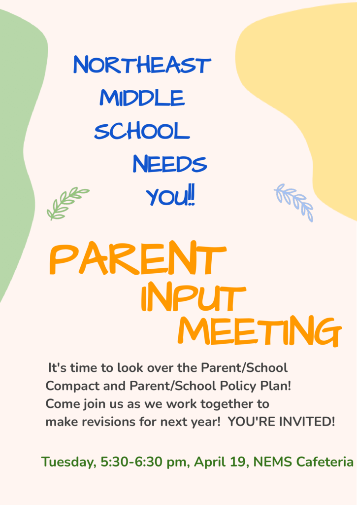 flyer-parent input meeting