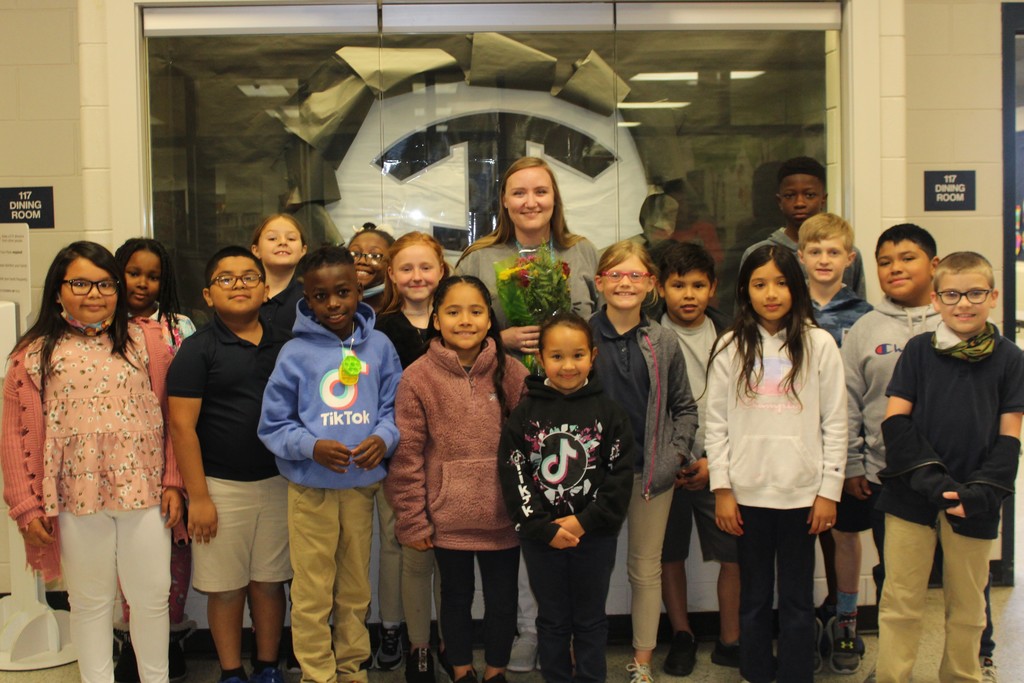 Ms. Nagel and her class 