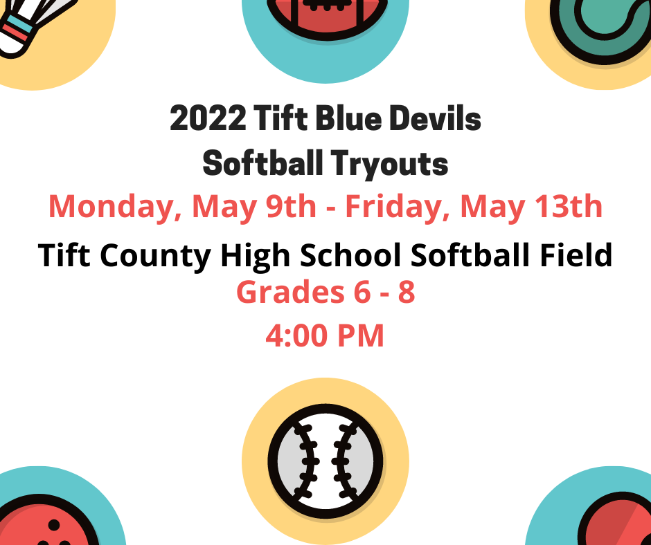 Tift County Softball Tryout Info '22