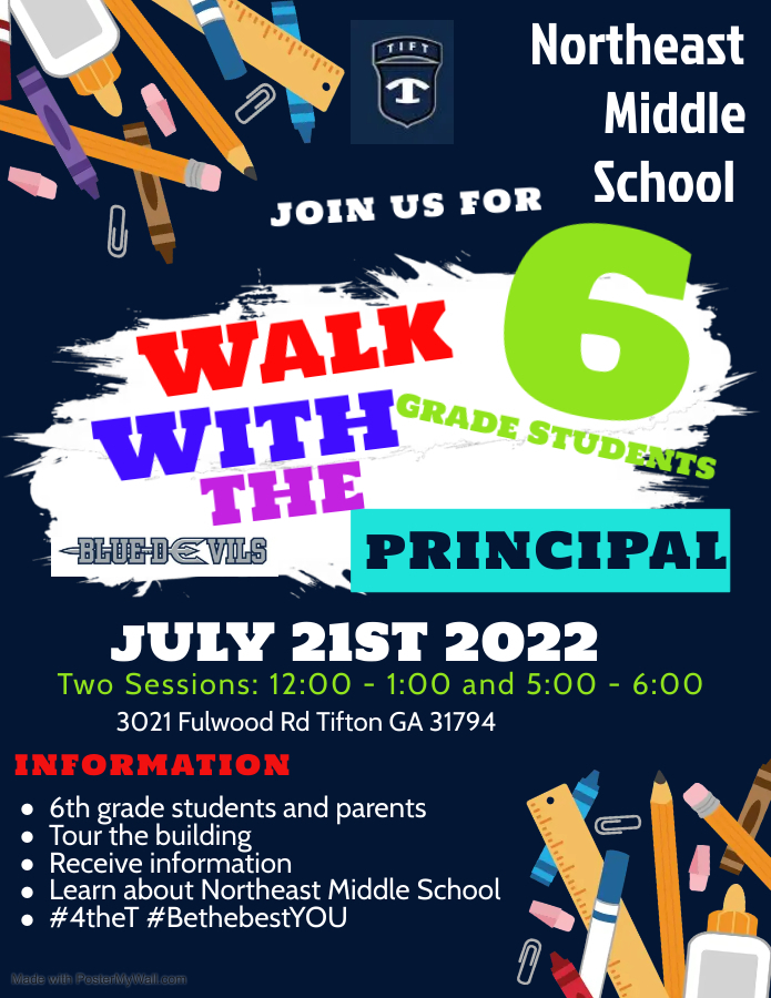 Walk with the principal 