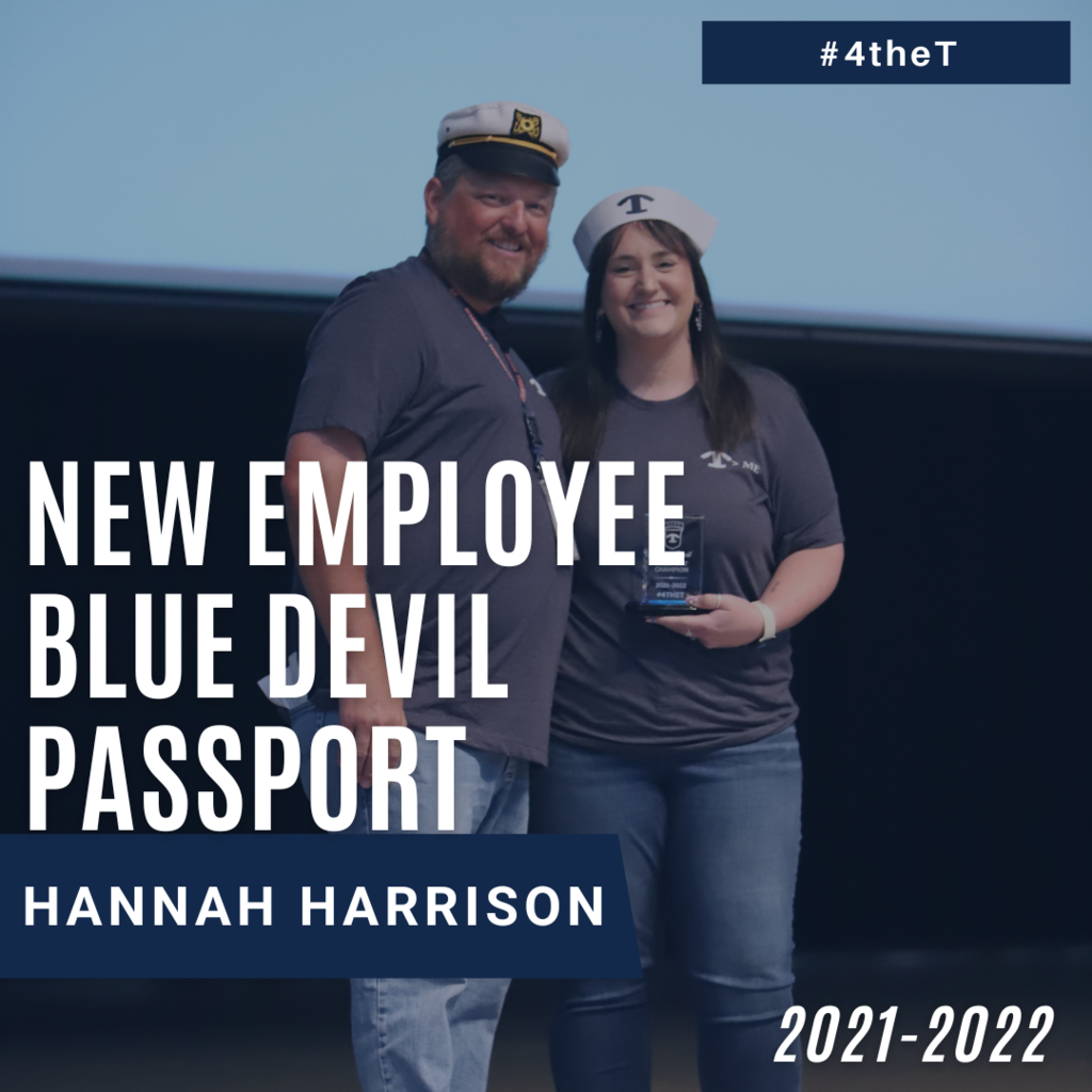 New Employee Blue Devil Passport Hannah Harrison