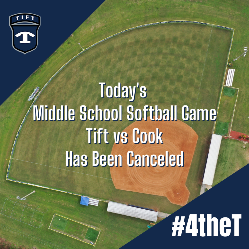 Middle School Softball Game Canceled
