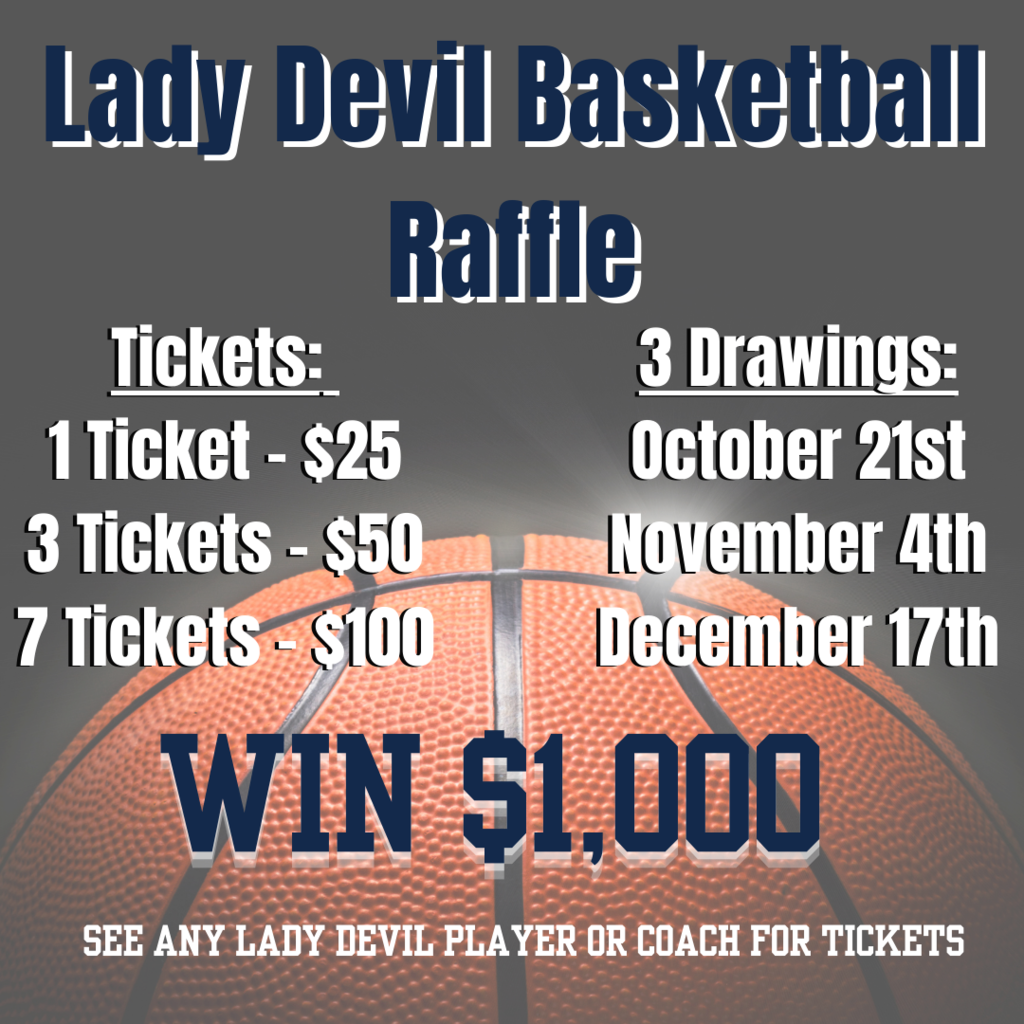 Lady Devil Basketball Raffle