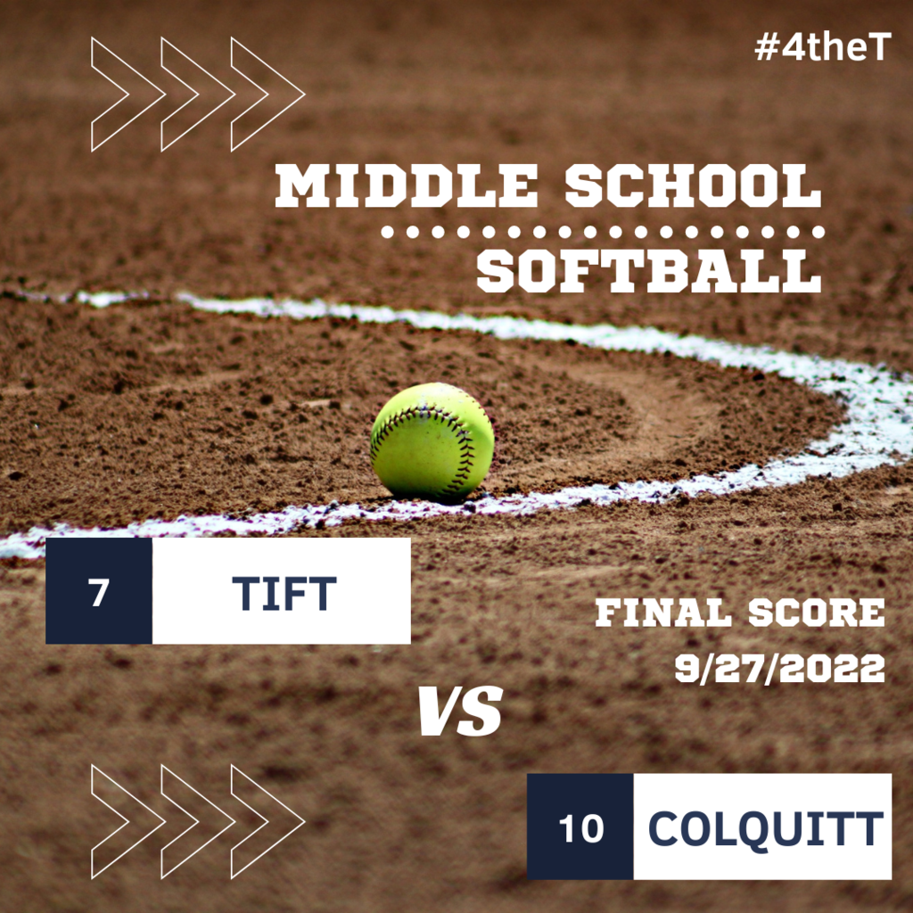 Middle School Softball Results
