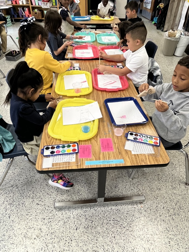 Mrs. Webster’s class finished the final draft of their narrative,”My Happiest Memory”. To celebrate, today they painted a picture of their favorite part of their story! 