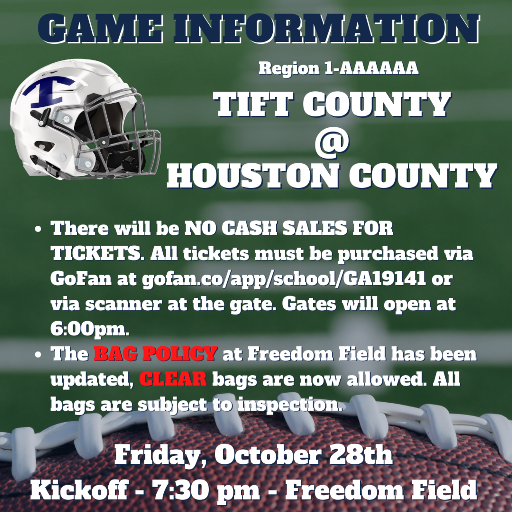 Tift vs Houston Game Information
