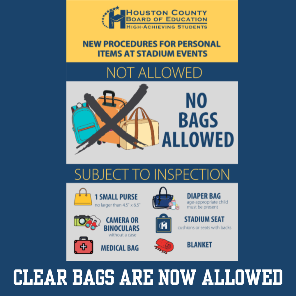Freedom Field Bag Policy