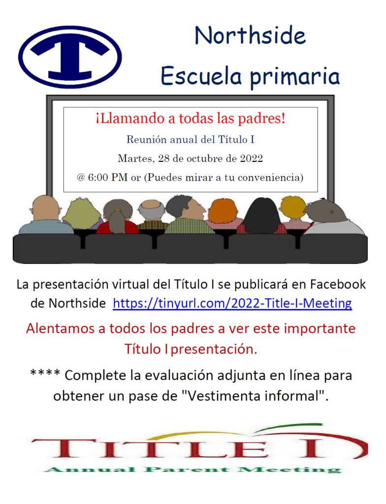Title I Meeting Flyer Spanish