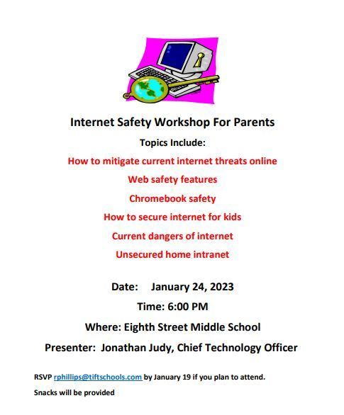 Internet Safety Workshop for parents