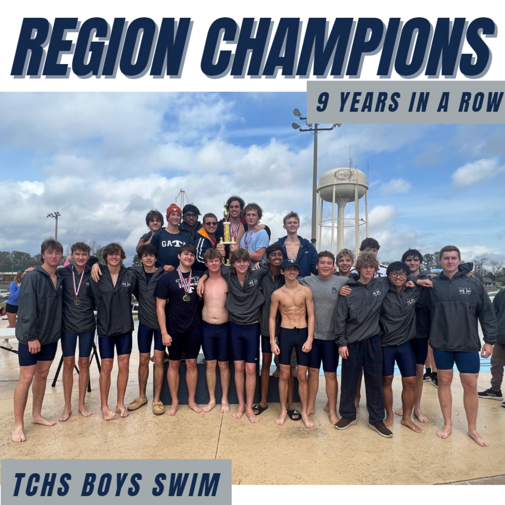 Boys Swim Region Champions