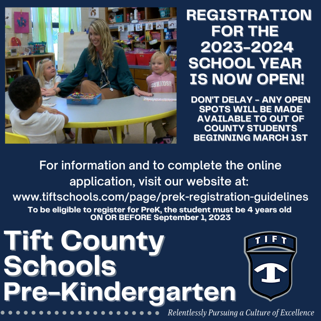 PreK Registration Reminder