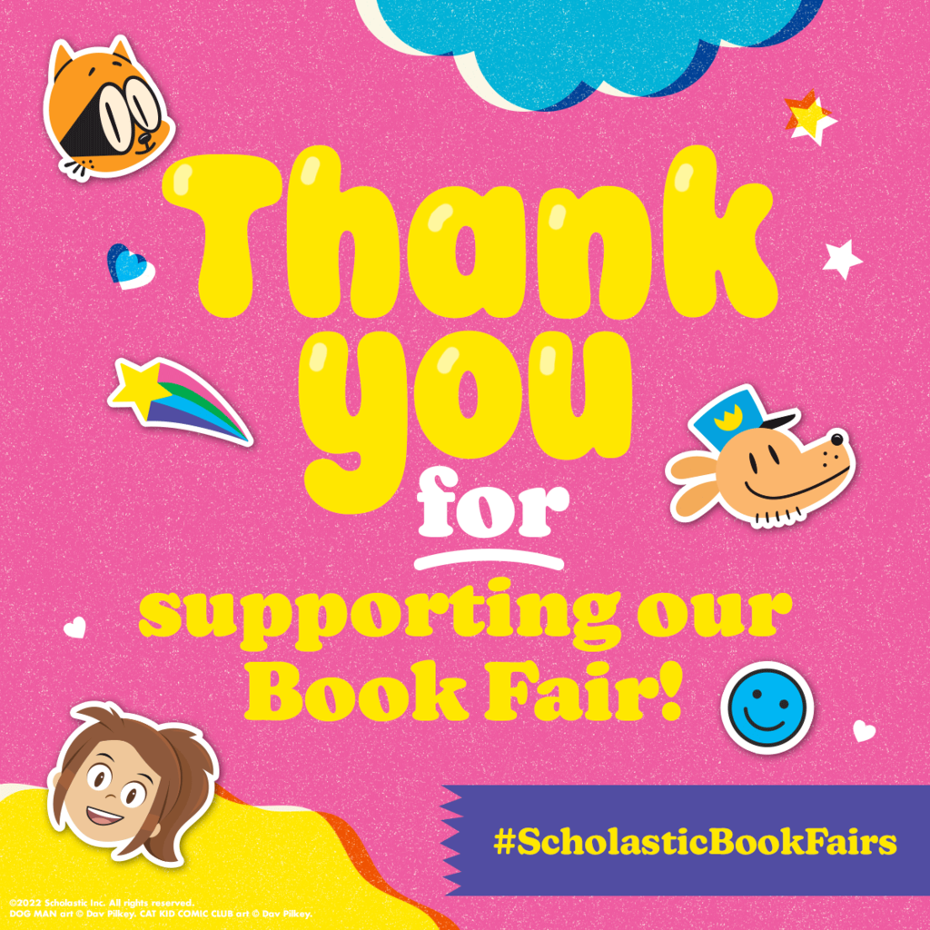 Book Fair Thank you Flyer