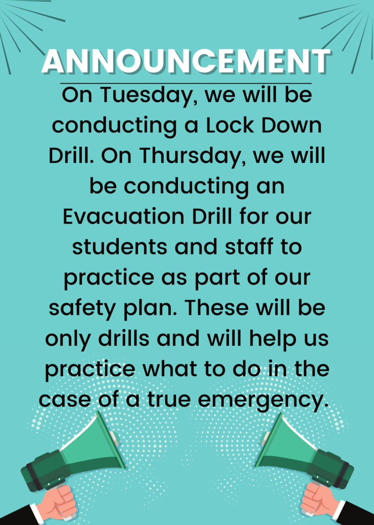 Drill announcement