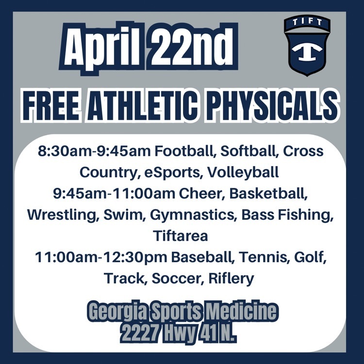 Free Athletic Physicals