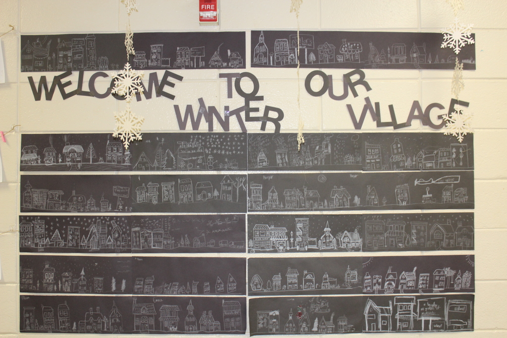 Mrs. Dunn's Winter Village