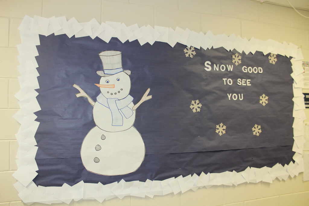 Snowman Bulletin Board