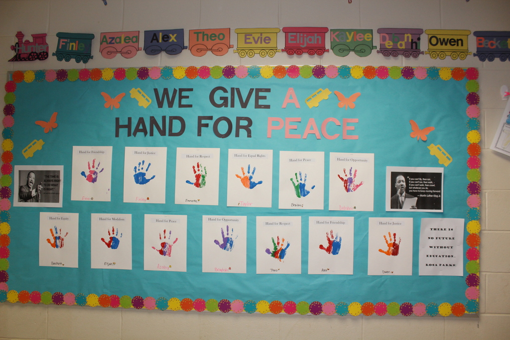 Peace bulletin board