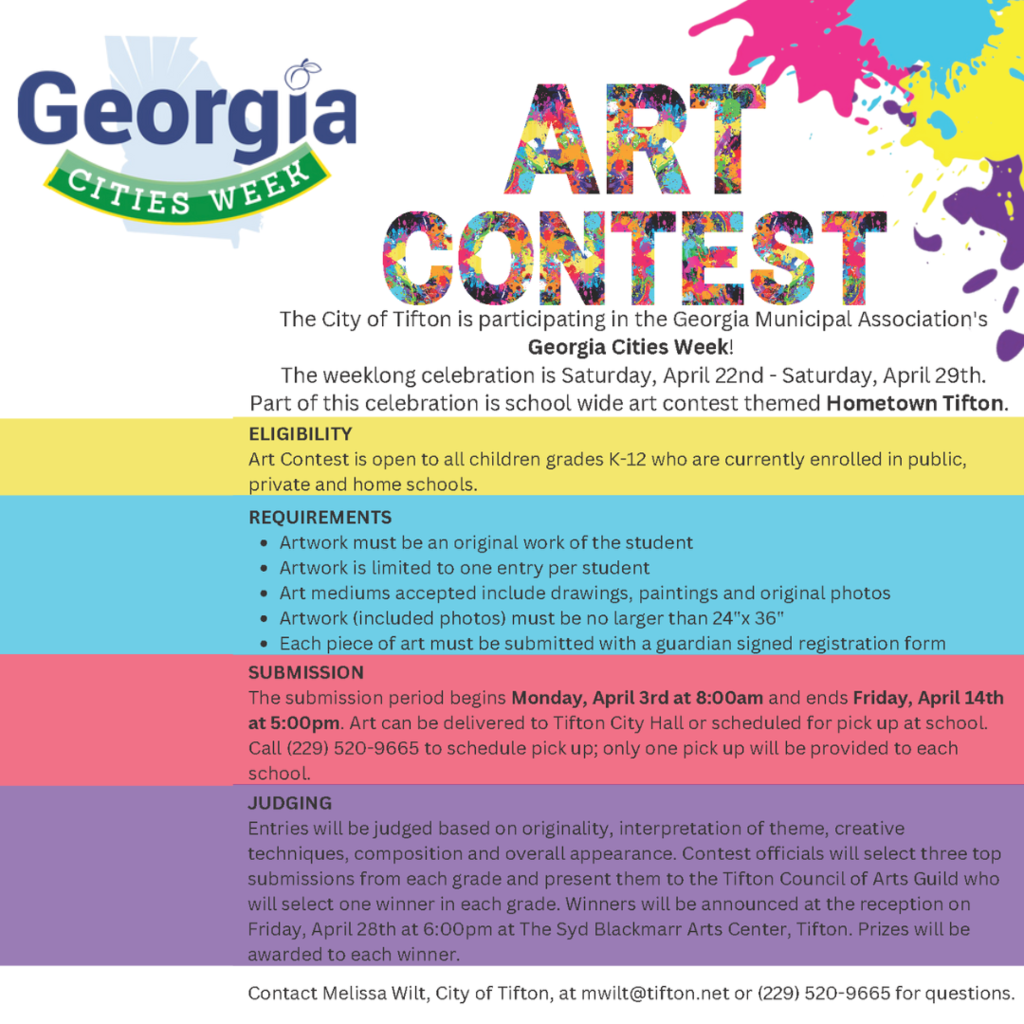 Georgia Cities Week Art Comtest