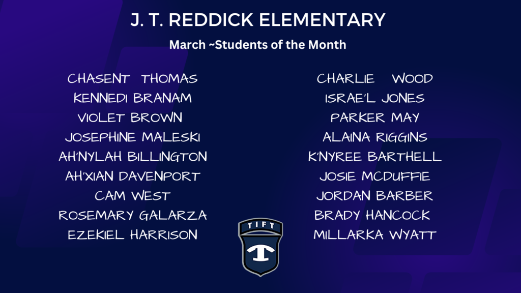 students of the month