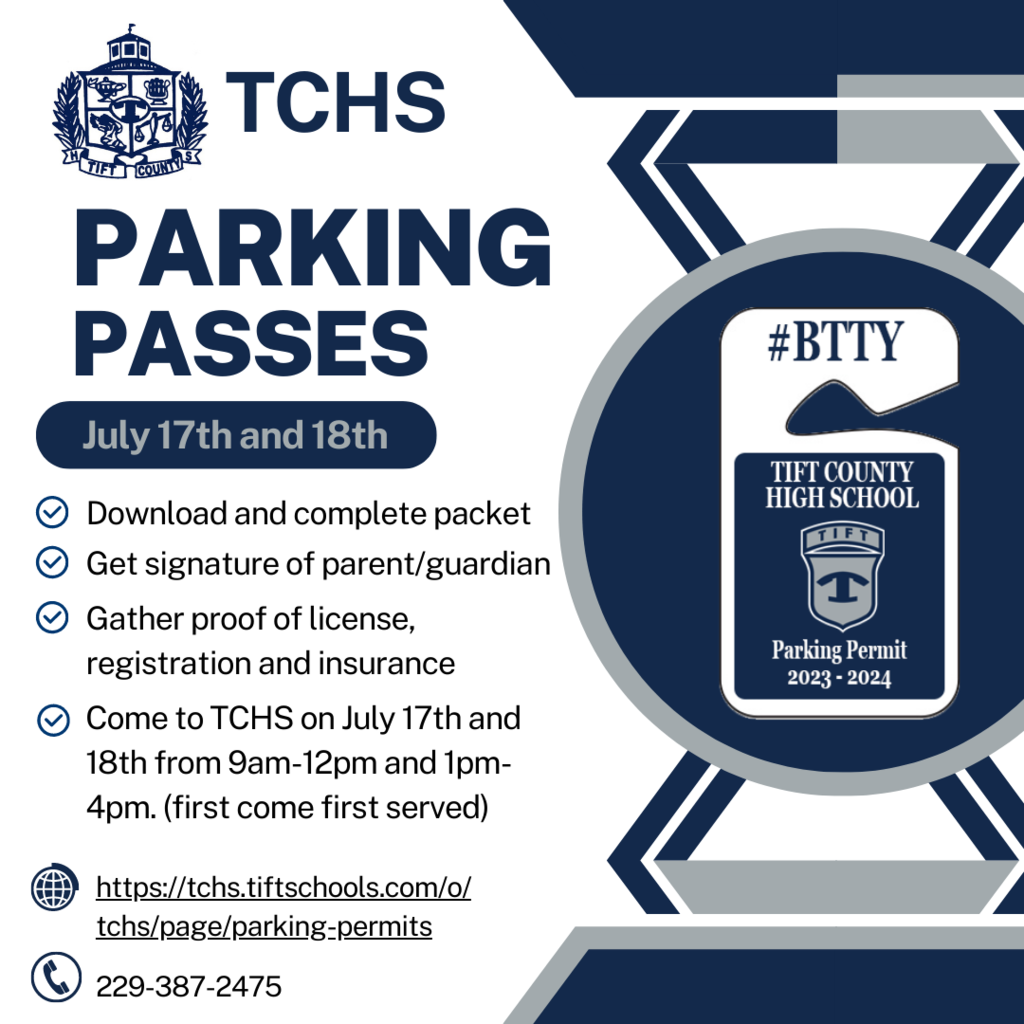 TCHS Parking Passes