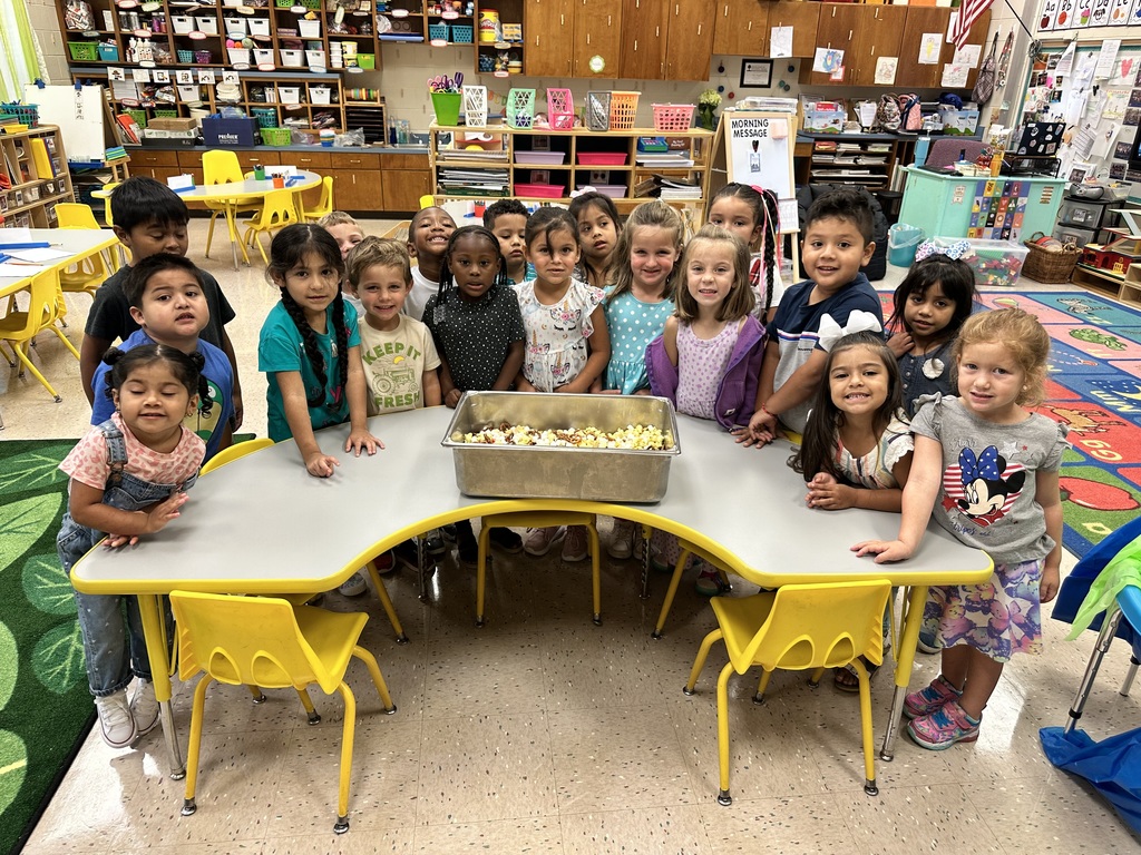 Students with friendship trail mix.